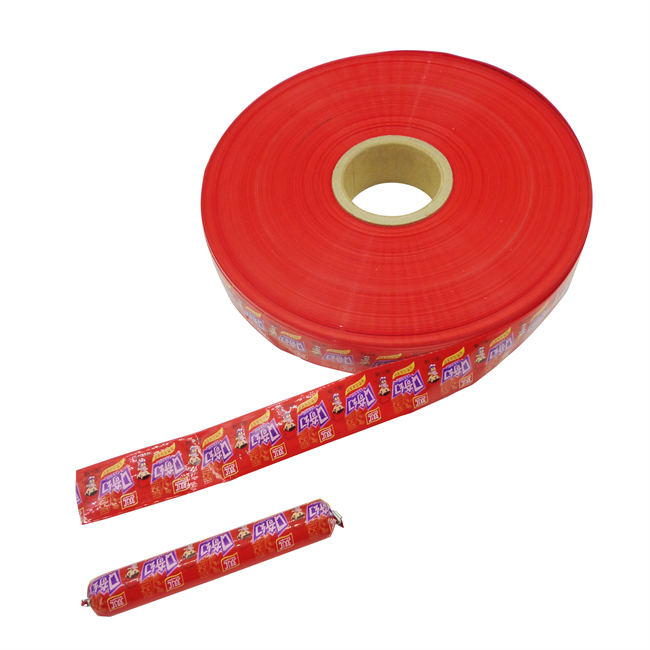 Sausage Casings Custom Color Flexography Printing Stictky Meat Polyamide Casings For Sausage Packaging