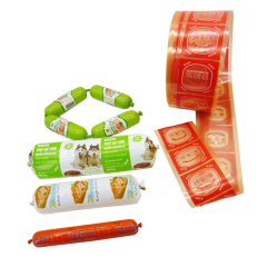 Steam Cooking Sausage Use Customized Logo Polyamide Printed Sausage Casings