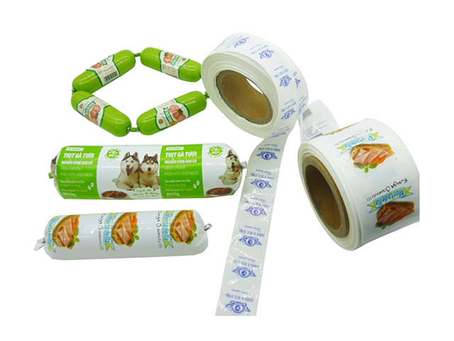 Steam Cooking Sausage Use Customized Logo Polyamide Printed Sausage Casings