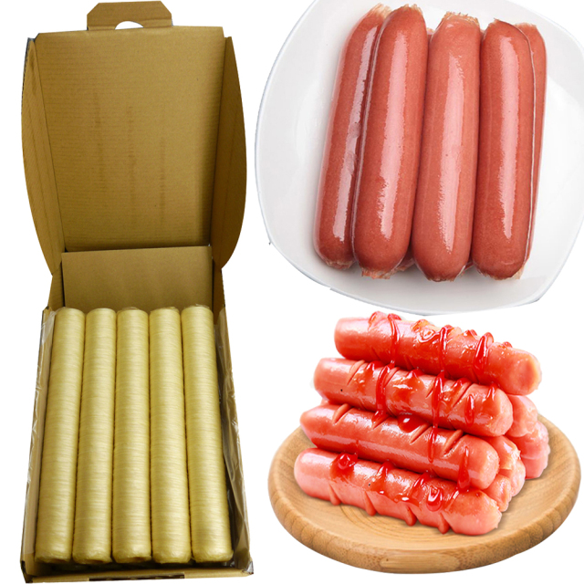 Food Grade 24mm Collagen Casings for Fried Sausages