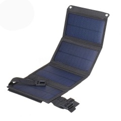 20W monocrystalline silicon solar panel folding bag for outdoor portable mobile phone charging and power generation photovoltaic panel