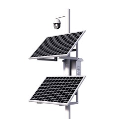 Solar monitoring power supply system 12v gun bolt 24V ball machine lithium battery outdoor wind solar complementary power generation photovoltaic panel
