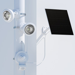 New outdoor monitoring solar light, human body sensing, outdoor courtyard camera lighting, LED wall light