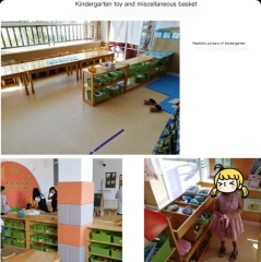 Plastic cut-out storage box