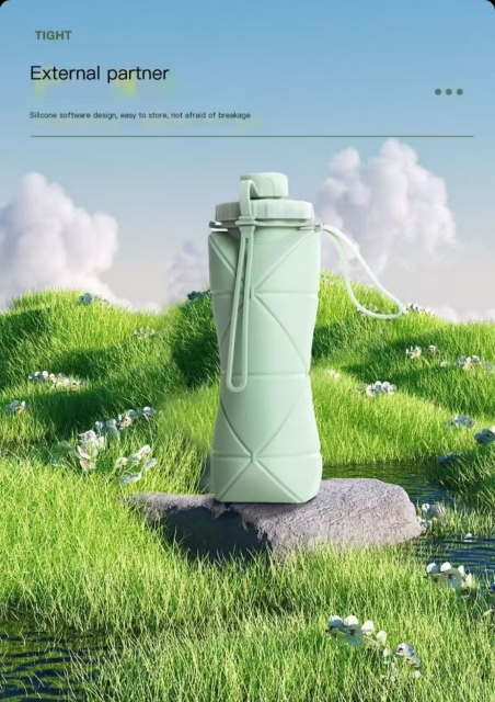 Outdoor Portable Foldable Silicone Water Cup