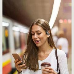 Wireless Bluetooth earphones with reverse phone charging, 3000mAh large-capacity battery, long-lasting, noise-canceling, high-quality sound for calls