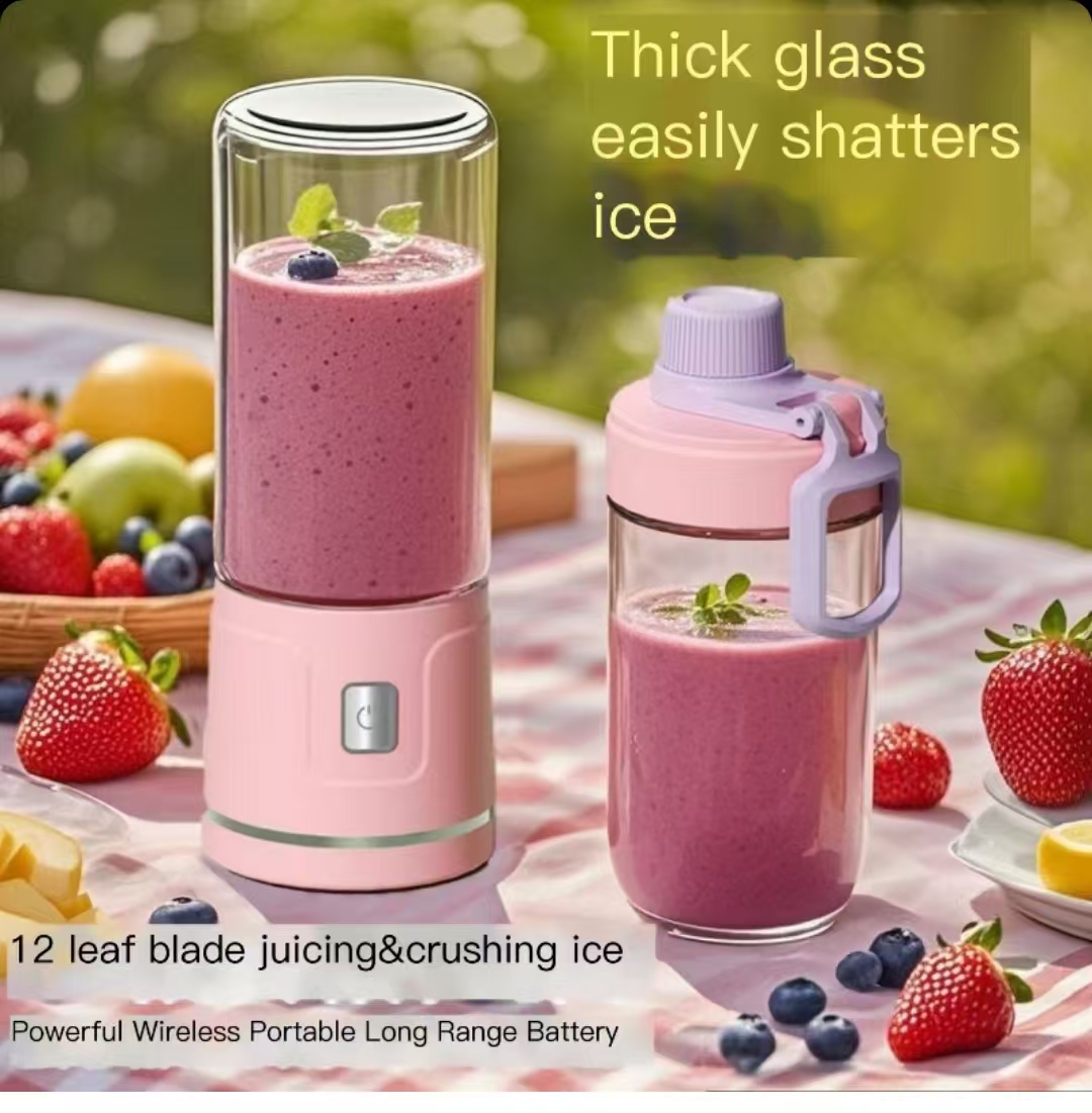 Fresh Fruit Juicer, Small Home Use, Fully Automatic, Wireless Electric Juicing Cup, Portable, Ice-Crushing