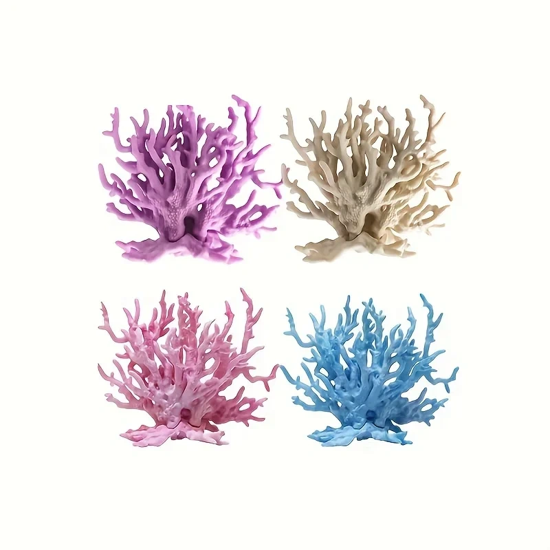 1Pc Undersea Artificial Fake Coral Water Plants Landscape Fish Tank Vibrant Underwater Decorations in Aquariums