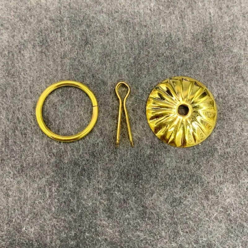 DIY Delicate Antique Bronze color Jewelry Mini  Pull Ring Fasteners Brad  For Box Chest Cabinet Furniture Hardware Accessories