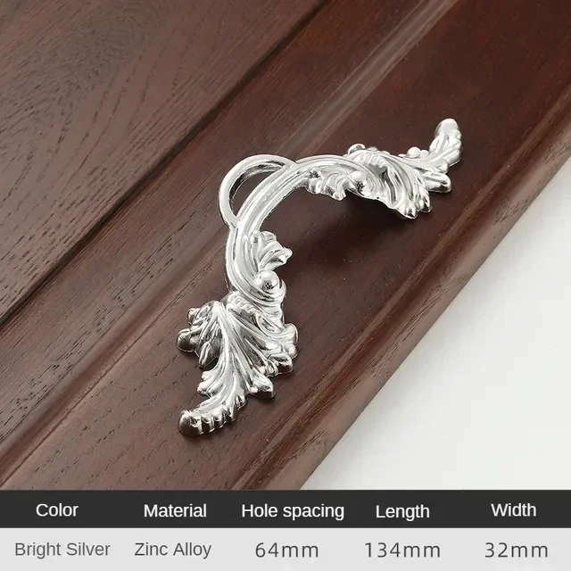 2pc Zinc Alloy Rural Ivory White Cabinet Door Drawer Handle Cabinet Door Closet Kitchen Handle Wardrobe Door Furniture Handle