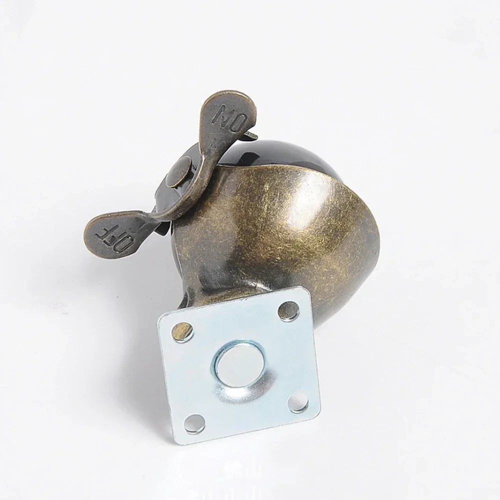 4pcs 2 inches caster 50mm Bearing Capacity 30kg Black Trolley Wheels Caster Rubber Swivel Casters for Office Chair Sofa Platform