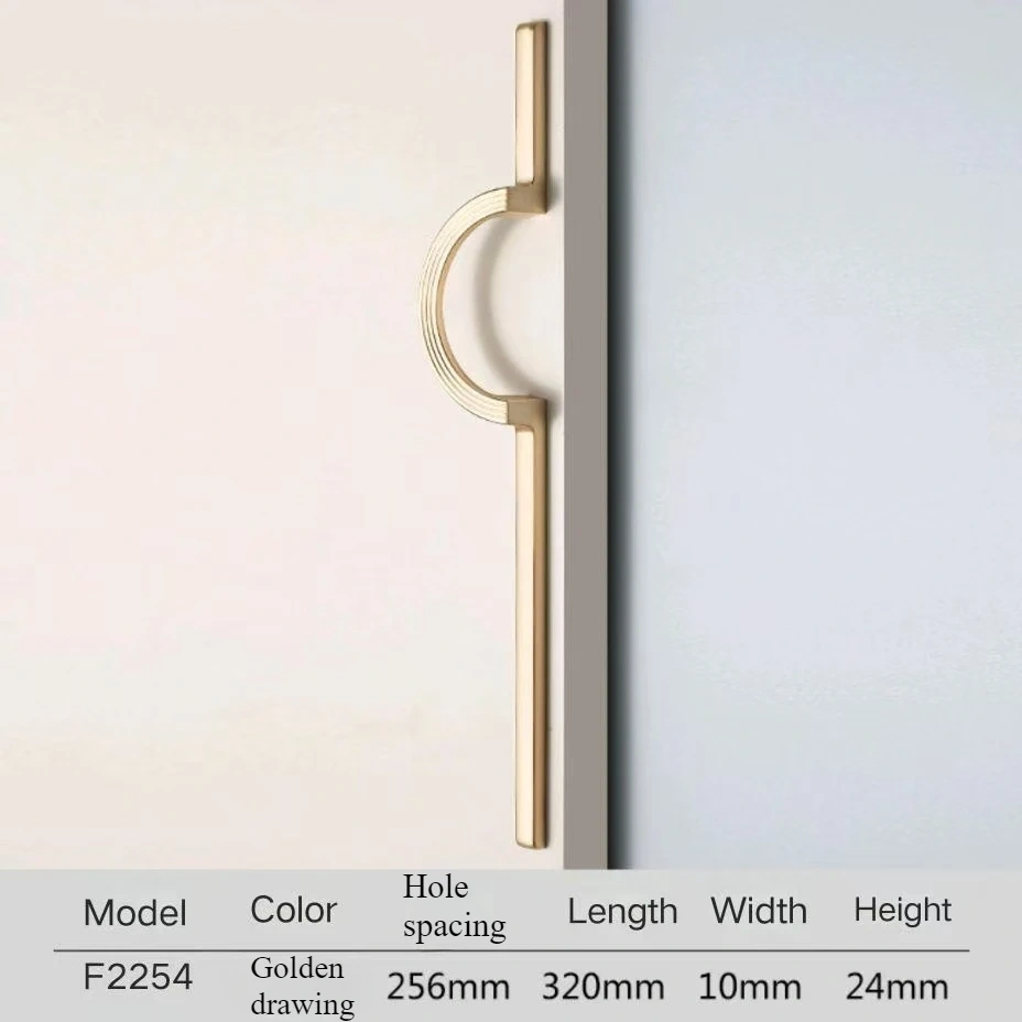 New Chinese Style Wardrobe Handle Cabinet Door Modern Minimalist Cabinet Drawer Handle High-end Round Furniture Long Handle