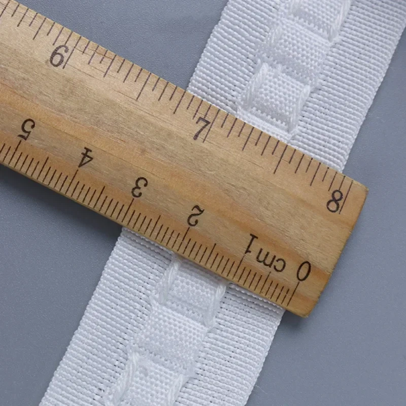 30Meters DIY Curtain Accessories Cloth Belt 3mm For Curtains Eyelets Tape Rings Grommet Top Punching Hook Curtain Pleated Tape