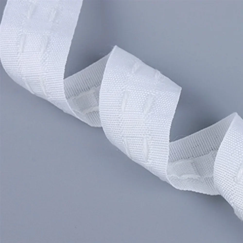30Meters DIY Curtain Accessories Cloth Belt 3mm For Curtains Eyelets Tape Rings Grommet Top Punching Hook Curtain Pleated Tape