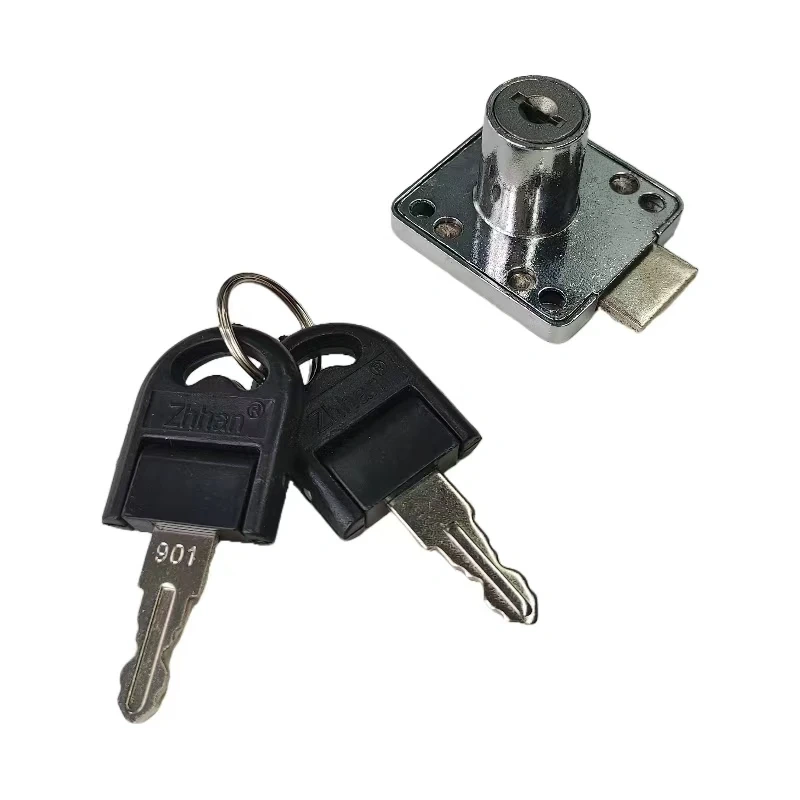 1 Set Cabinet Drawer Latch Locks Furniture Door Lock Hardware Desk Lock Wardrobe Cabinet Door Locks Bedside Bookcase Solid Lock