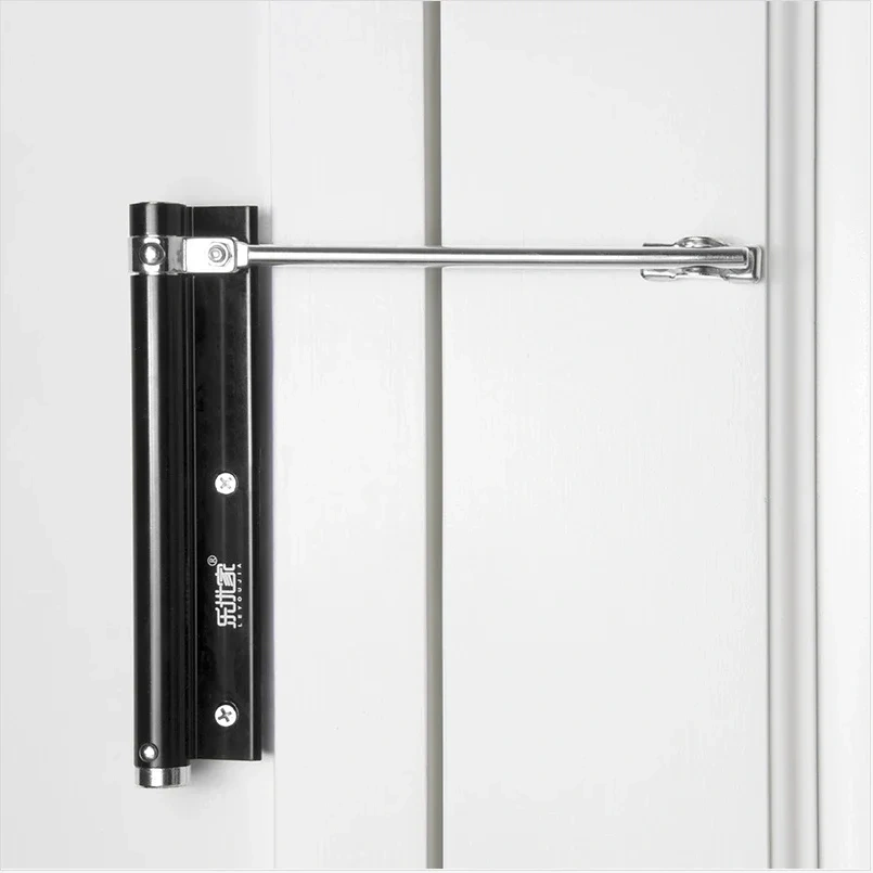 1pcs Adjustable Door Closer Single Spring Strength Surface Mounted Mini Automatic Closing Fire Rated Door Hardware 180*165*53mm
