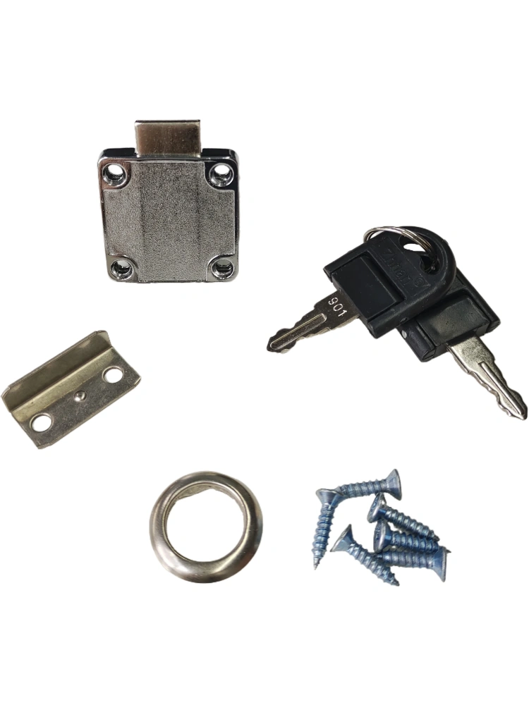 1 Set Cabinet Drawer Latch Locks Furniture Door Lock Hardware Desk Lock Wardrobe Cabinet Door Locks Bedside Bookcase Solid Lock