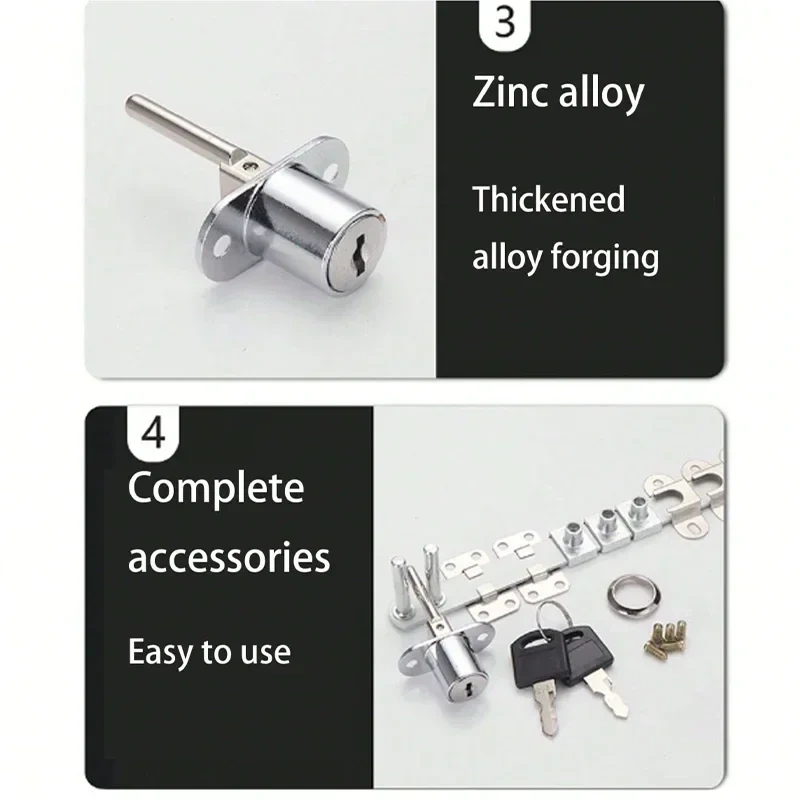 lock furniture zinc alloy drawer lock anti-theft Wardrobe Cabinet Door Locker Office Desk Letter MailBox Cam Locks Hardware