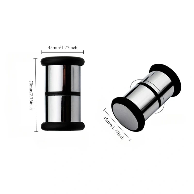 Soft Rubber Door Handle Single Hole Round Sliding Glass ABS Chromed Door Handles For Shower Cabin Accessory Shower Room Parts