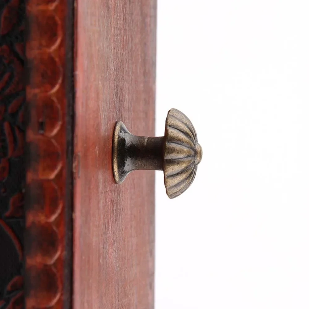 8 Pcs Vintage Cabinet Cupboard Wardrobe Dresser Pull handle Door Knob Drawer Handles Furniture Hardware Wooden Jewelry Box Knobs
