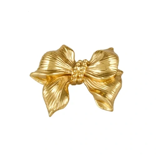 Light Luxury Bow Knobs Brass Furniture Bowknot Handles and Knobs for Kitchen Cabinet Handle Drawer Pulls Home Decor Hardware