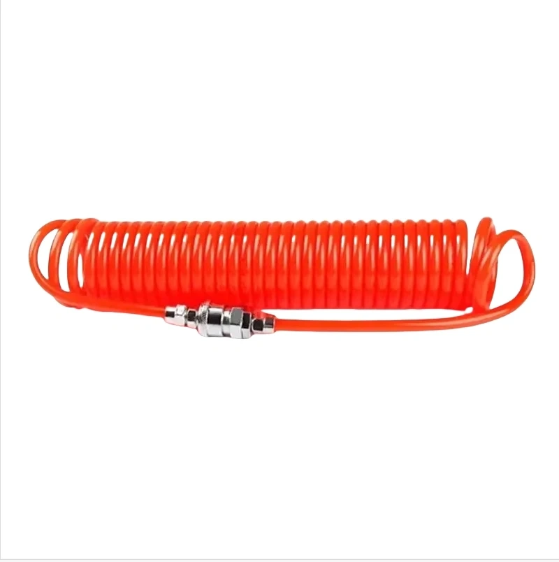 1pc 3/6/9M OD 8mm x ID 5mm Flexible PU Recoil Hose Tube 6m/19.68ft PU Air Compressor Hose Tube-Perfect for Air Tool Connections