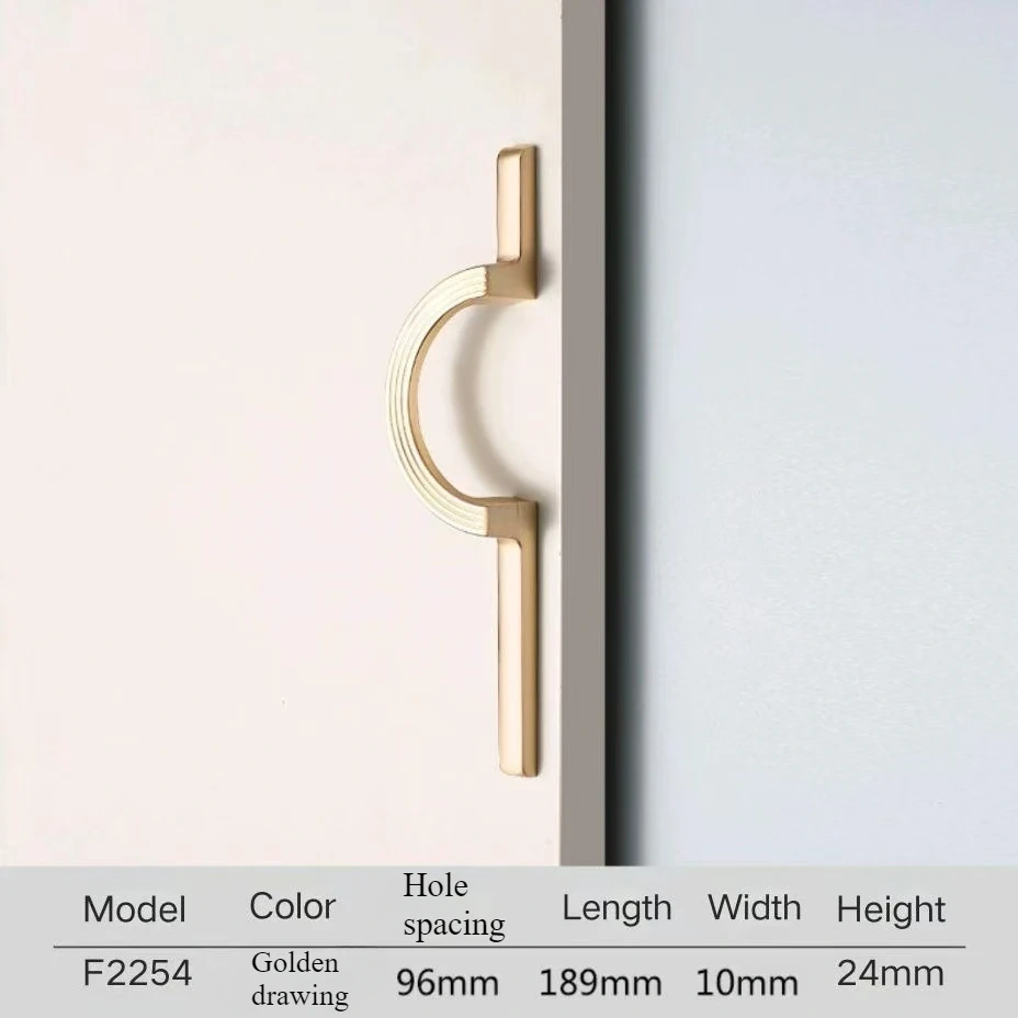 New Chinese Style Wardrobe Handle Cabinet Door Modern Minimalist Cabinet Drawer Handle High-end Round Furniture Long Handle