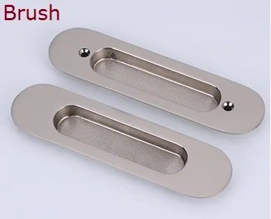 Double Side Zinc Kitchen Cupboard Furniture Cabinet Sliding Door Recessed Pull Built-in Flush Door Thickness: 39-45MM