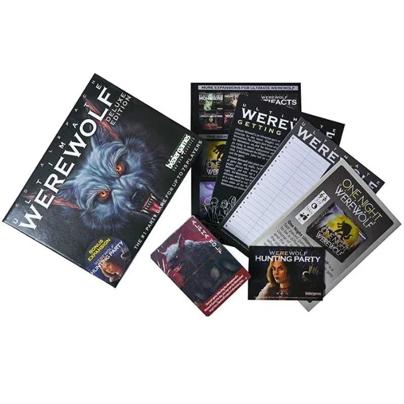 Board Games One Night Ultimate Werewolf Daybreak vampire alien super vallian bonus roles card Game for party home playing cards