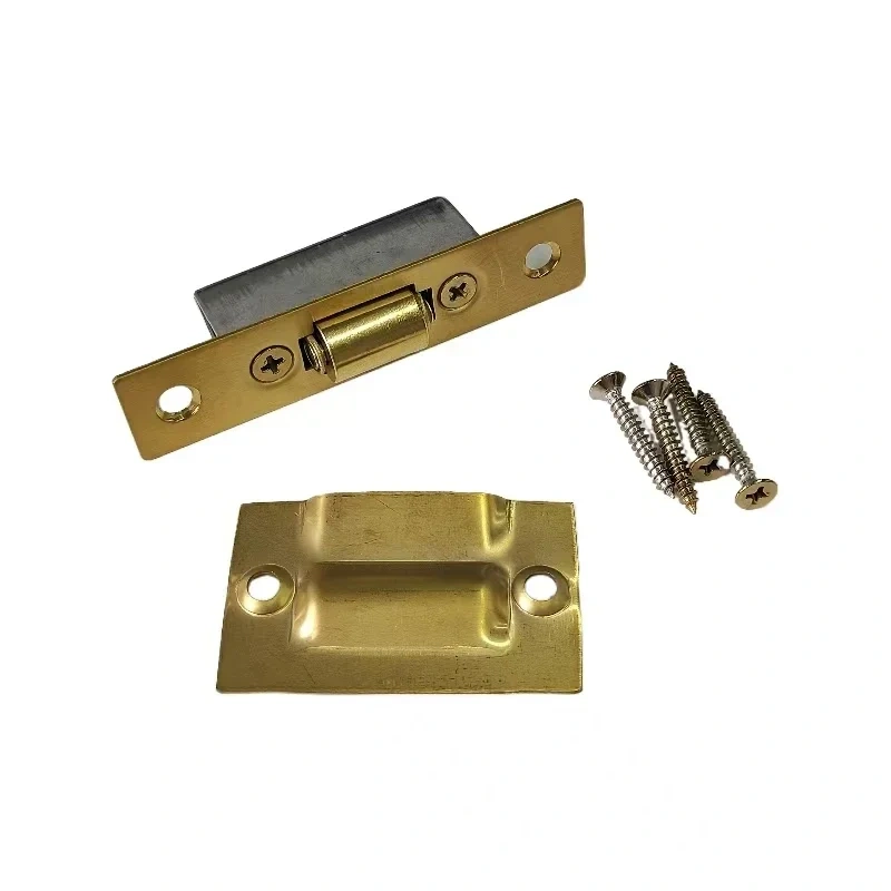 Hidden Stainless Steel Door Latches Cupboard Cabinet Roller Door Locks Wooden Door Stops Home Furniture Hardware High-quality