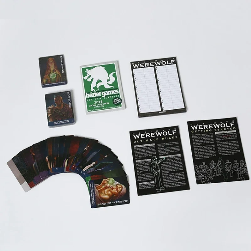 Board Games One Night Ultimate Werewolf Daybreak vampire alien super vallian bonus roles card Game for party home playing cards