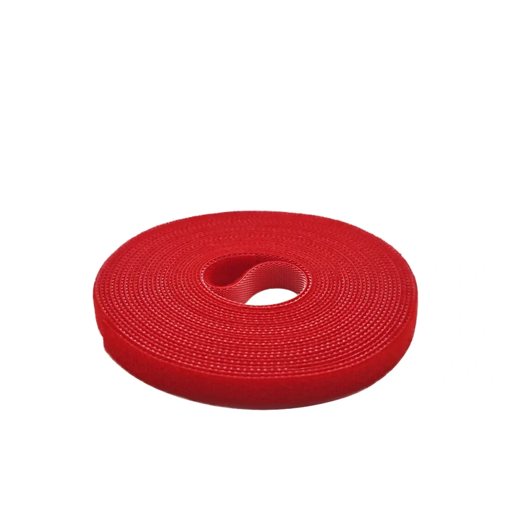 5M Reusable Fastening Tape Cable Ties Double Side Hook Roll Hook and Loop Straps Wires Cords Organizer
