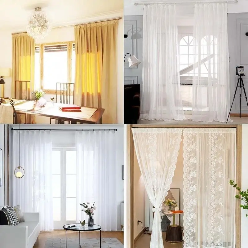 30Meters DIY Curtain Accessories Cloth Belt 3mm For Curtains Eyelets Tape Rings Grommet Top Punching Hook Curtain Pleated Tape