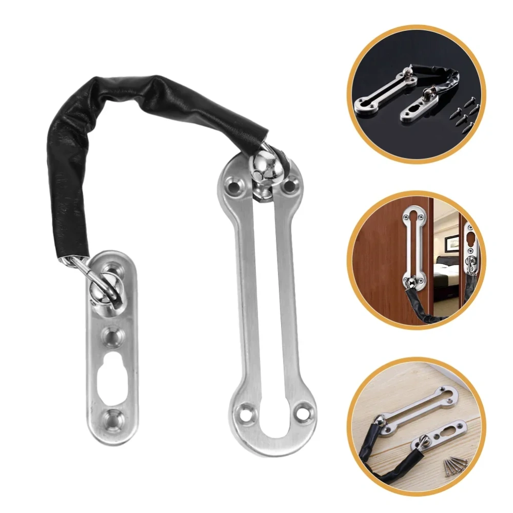 Door Chain Latch Stainless Steel shackles entrance inner lock Indoor Security Chain Lock door security Anti-theft Tools