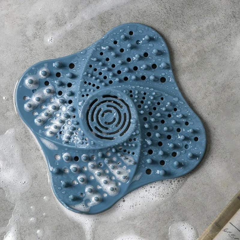 Floor Drains Hair Stoppers Anti-blocking Plug Bath Shower Floor Water Drain Covers Sink Strainer Filter Bathroom Kitchen Tools