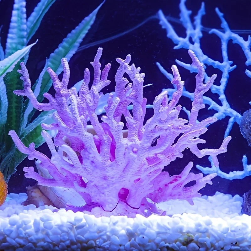 1Pc Undersea Artificial Fake Coral Water Plants Landscape Fish Tank Vibrant Underwater Decorations in Aquariums