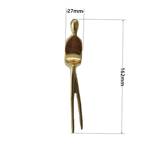 Light Luxury French Brass Ballerina Dancing Girl Handle Decoration Cabinet Door Wardrobe Gold Nordic Porch Door Handle