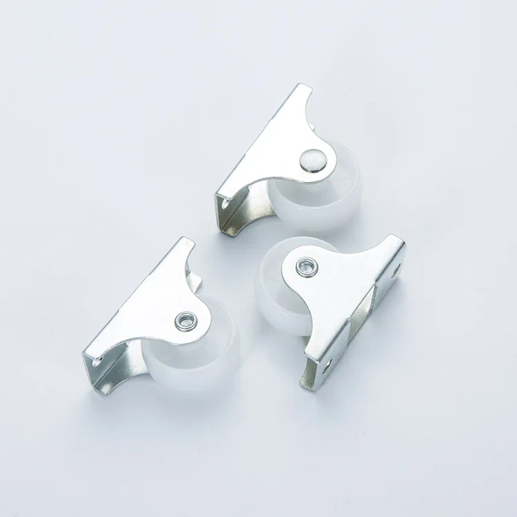 10pcs 1 inch directional wheel casters wear-resistant   flat directional wheel wheel furniture casters, with screws