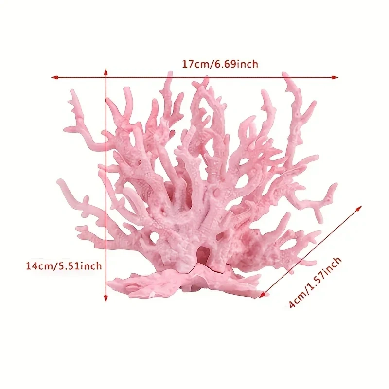1Pc Undersea Artificial Fake Coral Water Plants Landscape Fish Tank Vibrant Underwater Decorations in Aquariums