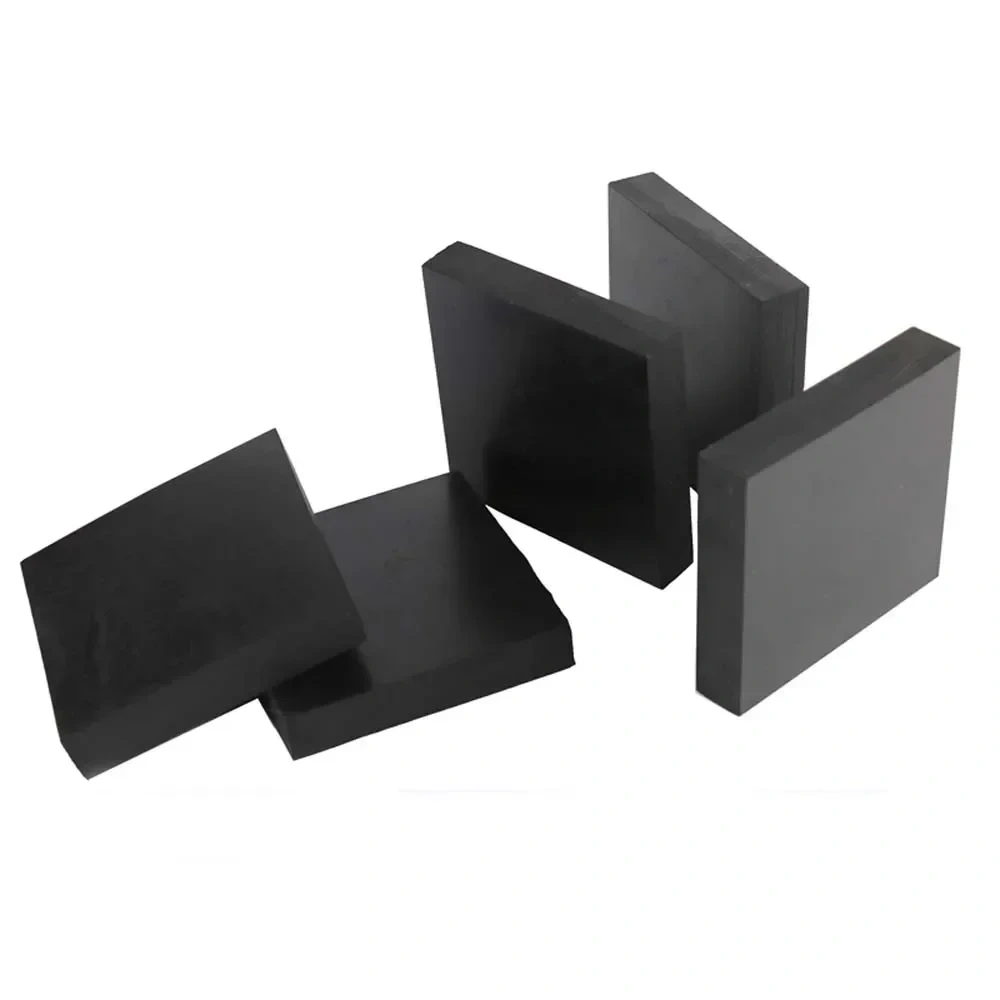 1pcs Black Rubber Sheets Damping Gasket Pad 50x50mm 100x100mm  Thick 10mm 15mm 20mm