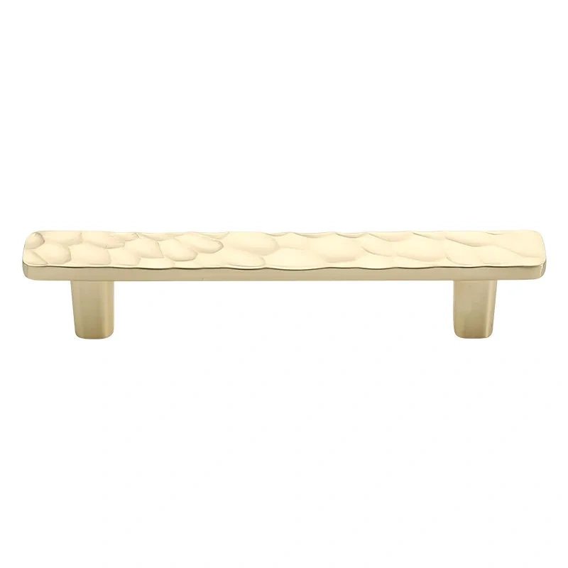 New French Style Wardrobe Door Handle Gold Creative Hammer Pattern Light Luxurious Cabinet Door Handle Drawer Handle