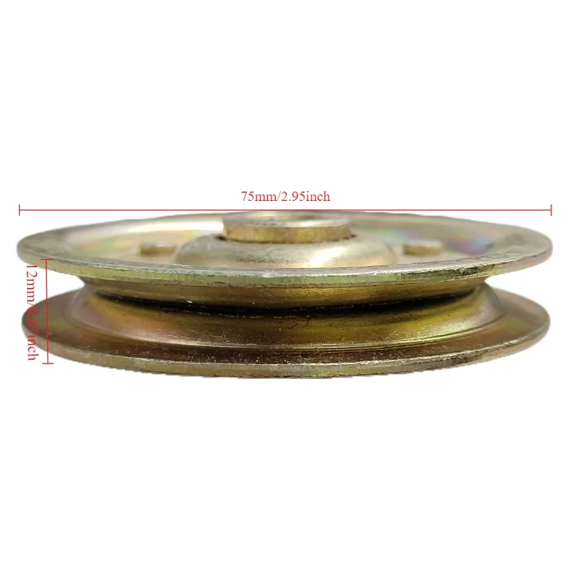 Metal Flat Idler Pulley Roller gate Garage door sliding door Window tension spring wheel axle bearing wheel movable pulley