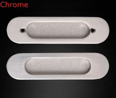Double Side Zinc Kitchen Cupboard Furniture Cabinet Sliding Door Recessed Pull Built-in Flush Door Thickness: 39-45MM