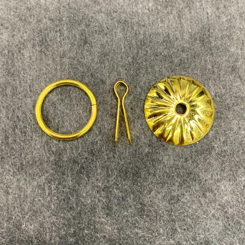 DIY Delicate Antique Bronze color Jewelry Mini  Pull Ring Fasteners Brad  For Box Chest Cabinet Furniture Hardware Accessories