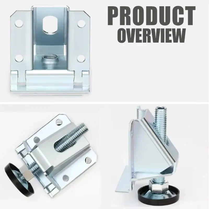 Adjustable Furniture Leveler Legs Load Foot Metal Sofa/Cabinet Leveling Feet Side-mounted foot pad screws High load-bearing