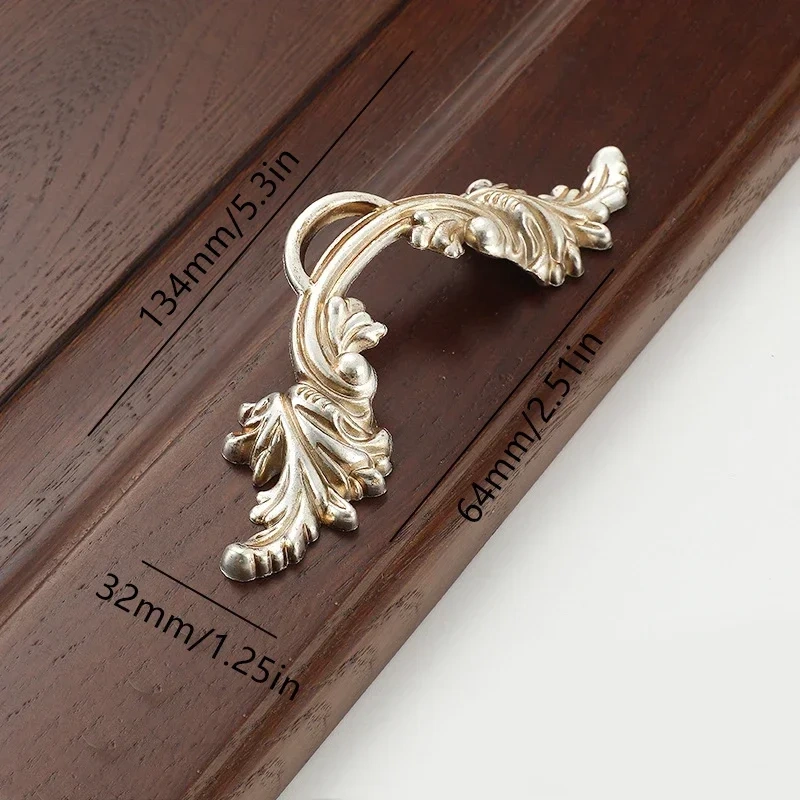 2pc Zinc Alloy Rural Ivory White Cabinet Door Drawer Handle Cabinet Door Closet Kitchen Handle Wardrobe Door Furniture Handle
