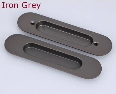 Double Side Zinc Kitchen Cupboard Furniture Cabinet Sliding Door Recessed Pull Built-in Flush Door Thickness: 39-45MM