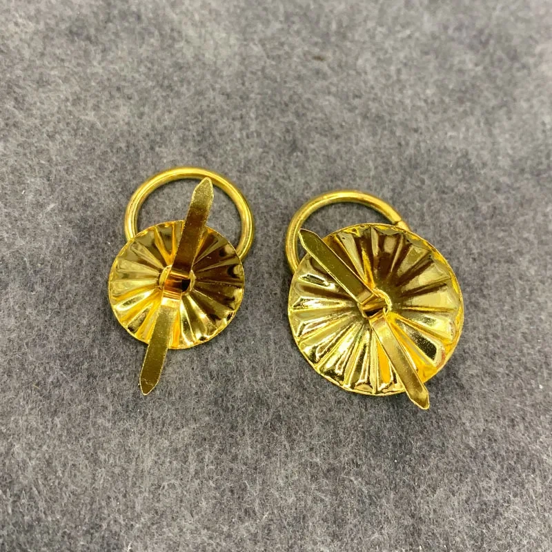 DIY Delicate Antique Bronze color Jewelry Mini  Pull Ring Fasteners Brad  For Box Chest Cabinet Furniture Hardware Accessories