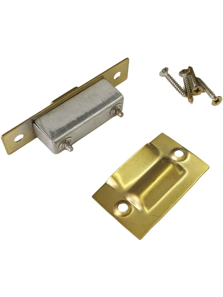 Hidden Stainless Steel Door Latches Cupboard Cabinet Roller Door Locks Wooden Door Stops Home Furniture Hardware High-quality