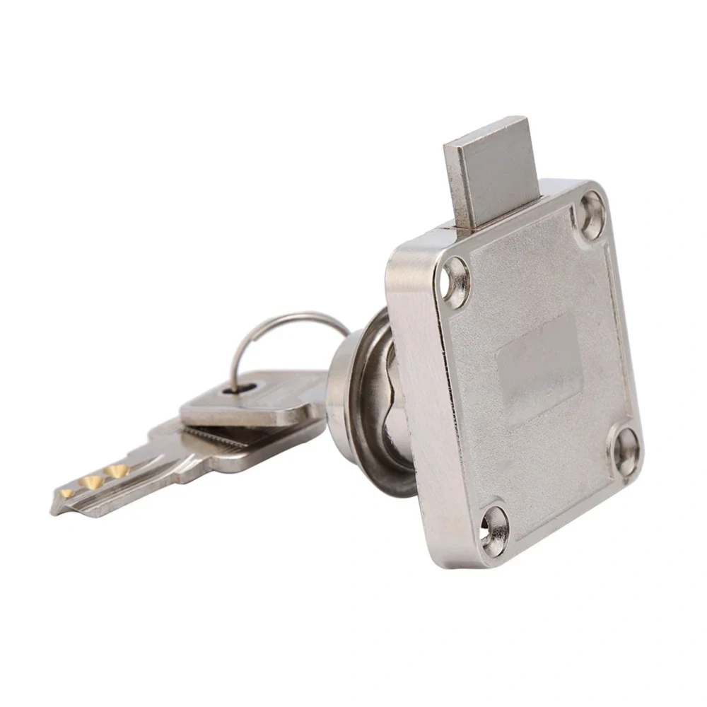 Reusable Furniture Lock Enhanced anti-theft Zinc Alloy Display Cabinet Lock for Cabinet Drawer Household Office lockers hardware